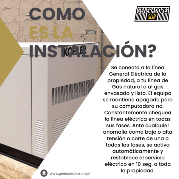 Grupo Electrógeno a Gas 125RZGC 127kva Trifásico con TTA Kohler - Imagen 9