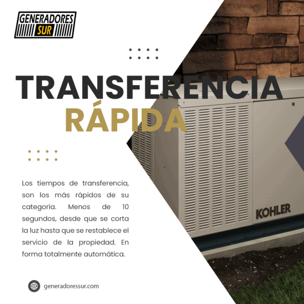 Grupo Electrógeno a Gas 24RCL 24kva Trifásico con TTA Kohler - Imagen 5