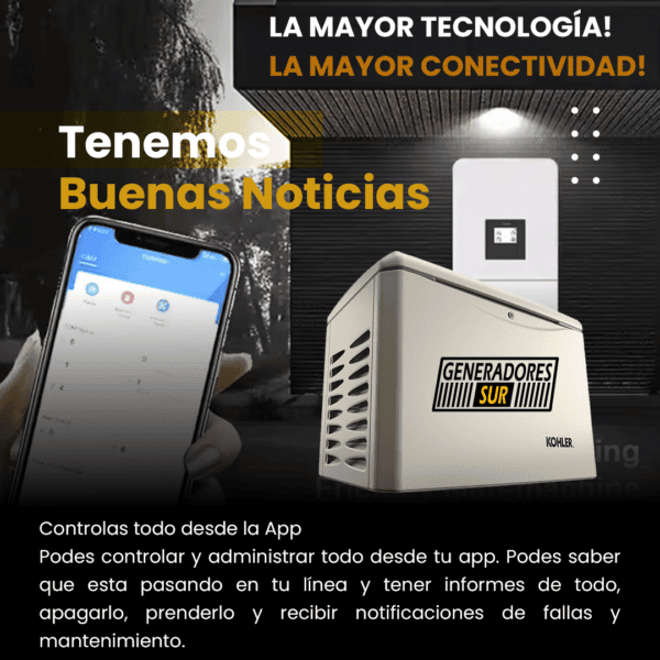 Grupo Electrógeno a Gas 24RCL 24kva Trifásico con TTA Kohler - Imagen 7