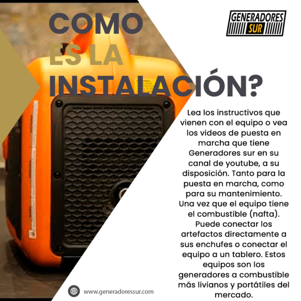 Grupo Electrógeno INVERTER GI1000 SILENT Logus - Imagen 6