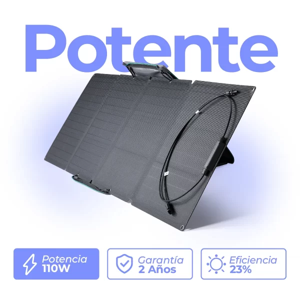 Panel Solar Portátil EcoFlow 110 w - Imagen 5