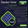 Sistema Energía Solar 1 GeD - M S/B - Imagen 2