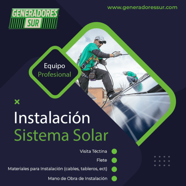 Sistema Energía Solar 3 GeD - M S/B - Imagen 4