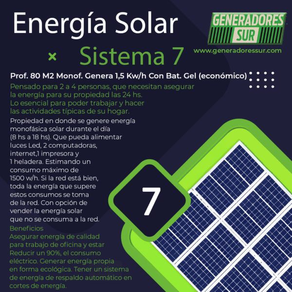 Sistema Energía Solar 7 M-C/BG - Imagen 5