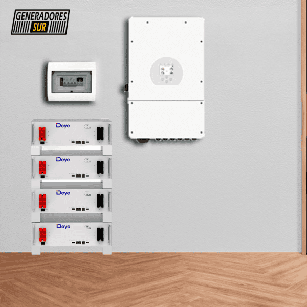 Sistema Energía de Respaldo con Bateria de Litio Deye 10 - 8 Kw / 20 Kw - 48 v - Trifásico