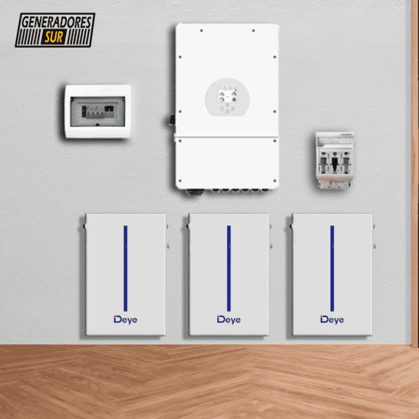 Sistema Energía de Respaldo con Bateria de Litio Deye 6 - 5 Kw / 15 Kw - 48 v – Monofásico