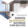 Sistema Energía de Respaldo con Bateria de Litio Deye 3 - 3 Kw / 10 Kw - 48 v – Monofásico - Imagen 2