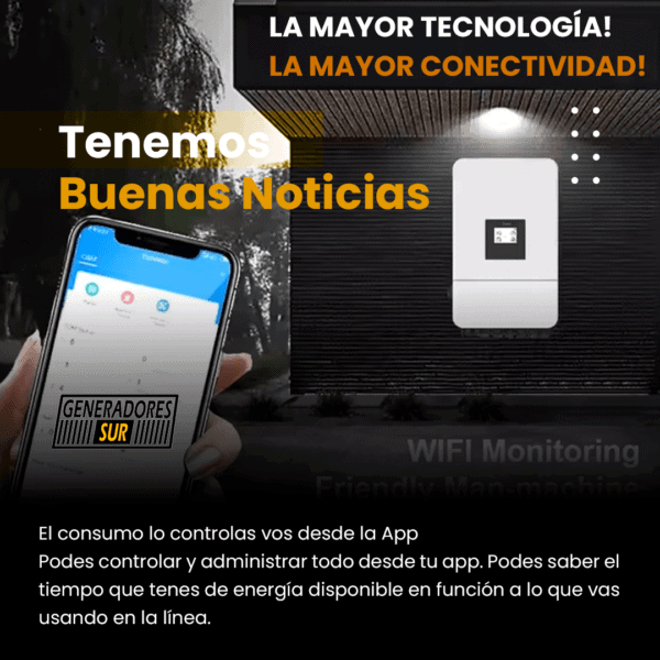 Sistema Energía de Respaldo con Bateria de Litio para Esp. Com. Edificios Grandes de hasta 90 Dptos - 20 Kw / 71,4 Kw - Trifásico - Deye 33 - Imagen 11